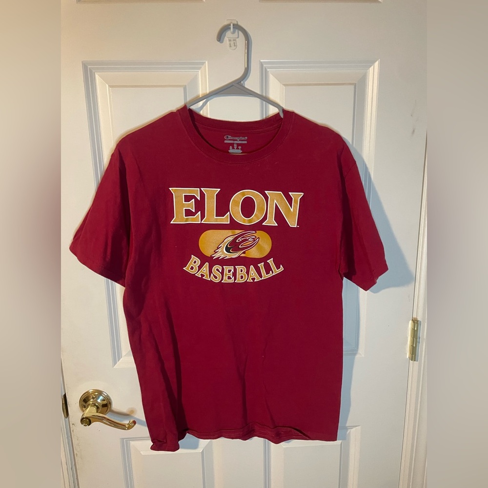 Elon University Baseball Champion Shirt Size Medium